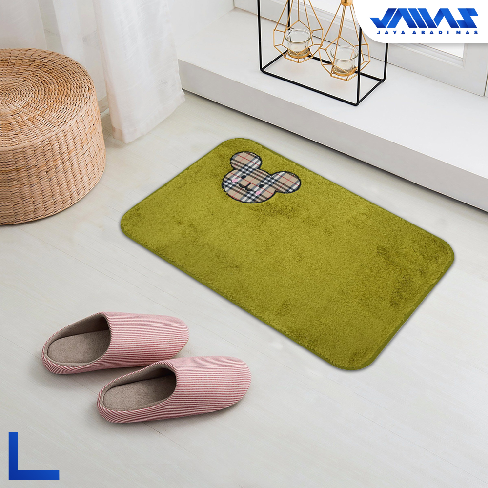 Keset Bulu Angsa Anti slip Ukuran 40x60cm Halus Lembut Karakter Anak